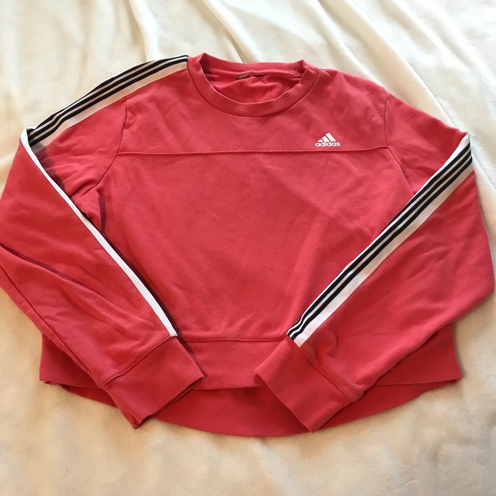Adidas crewneck pink/coral